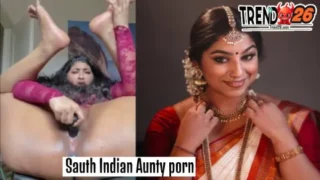 South Indian Aunty Squirts She Fucks Her Pussy